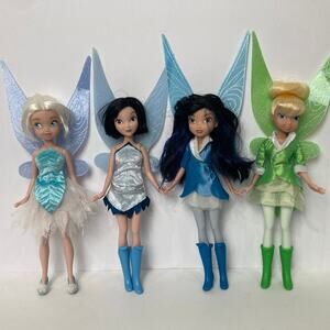 Disney Fairies Secret of the Wings Dolls Periwinkle Silvermist Spike TinkerBell